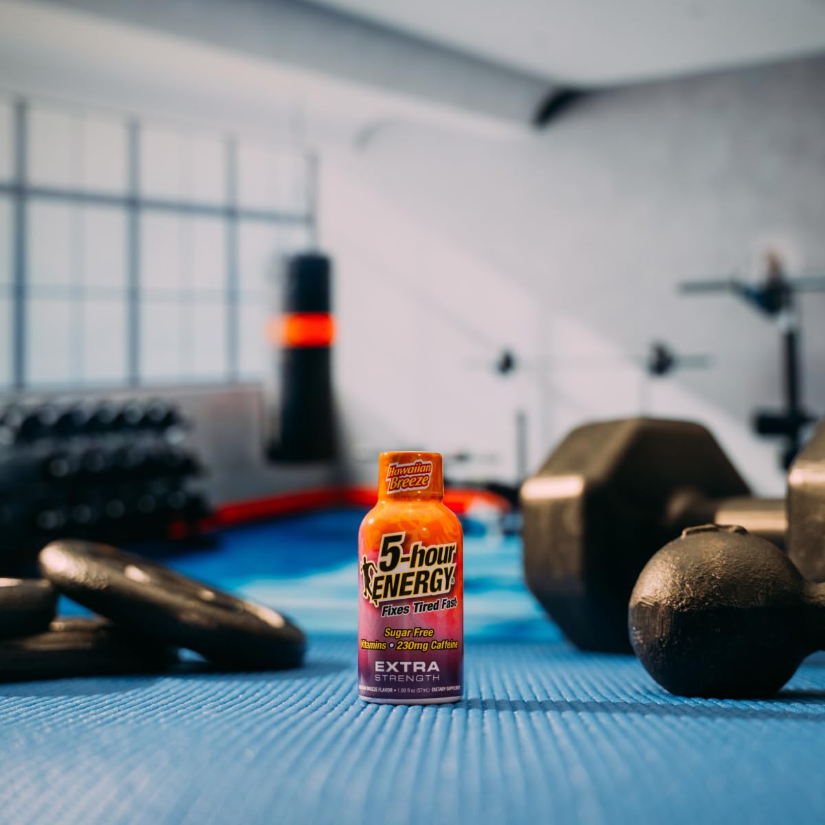 Pocket-sized Five-hour Energy Hawaiian Breeze bottle for travel energy.