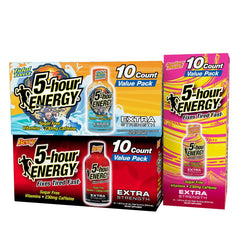 5-hour ENERGY extra-strength shot berry front view for quick morning alertness