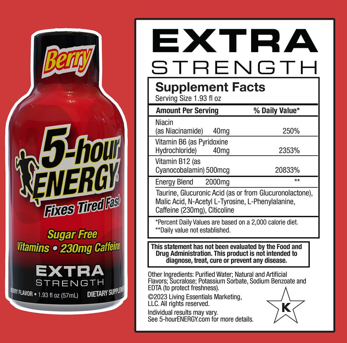5-hour ENERGY tidal twist bottle shows fast energy boost on the go