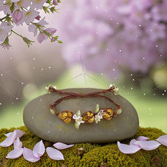Fivoilin Adjustable boho bracelet close-up showing versatile summer wear