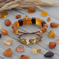 Fivoilin Bohemian crystal bracelet close-up highlighting unique charm
