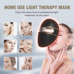 F FIWENE Pro-Grade FSA LED mask—remote control detail enabling easy, hands-free operation.