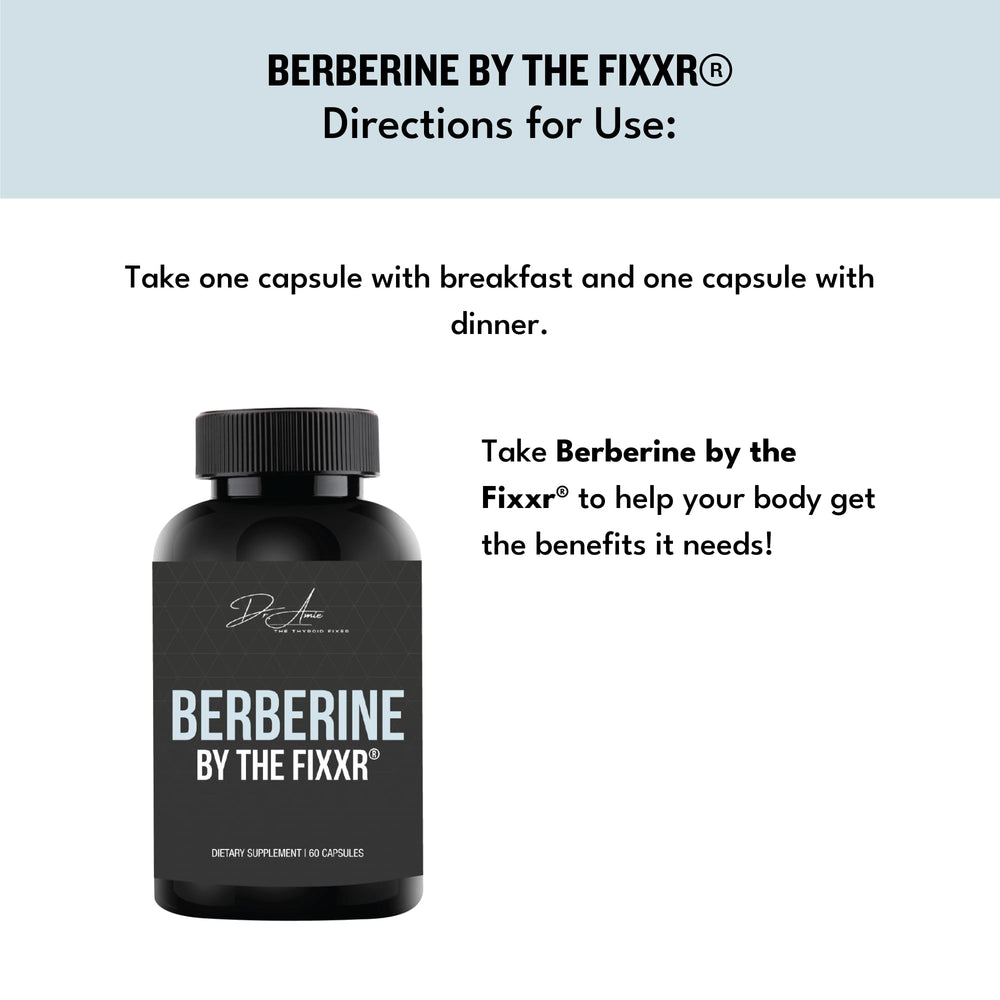 Lifestyle scene with a calm, energized person taking Fixxr Berberine HCI.