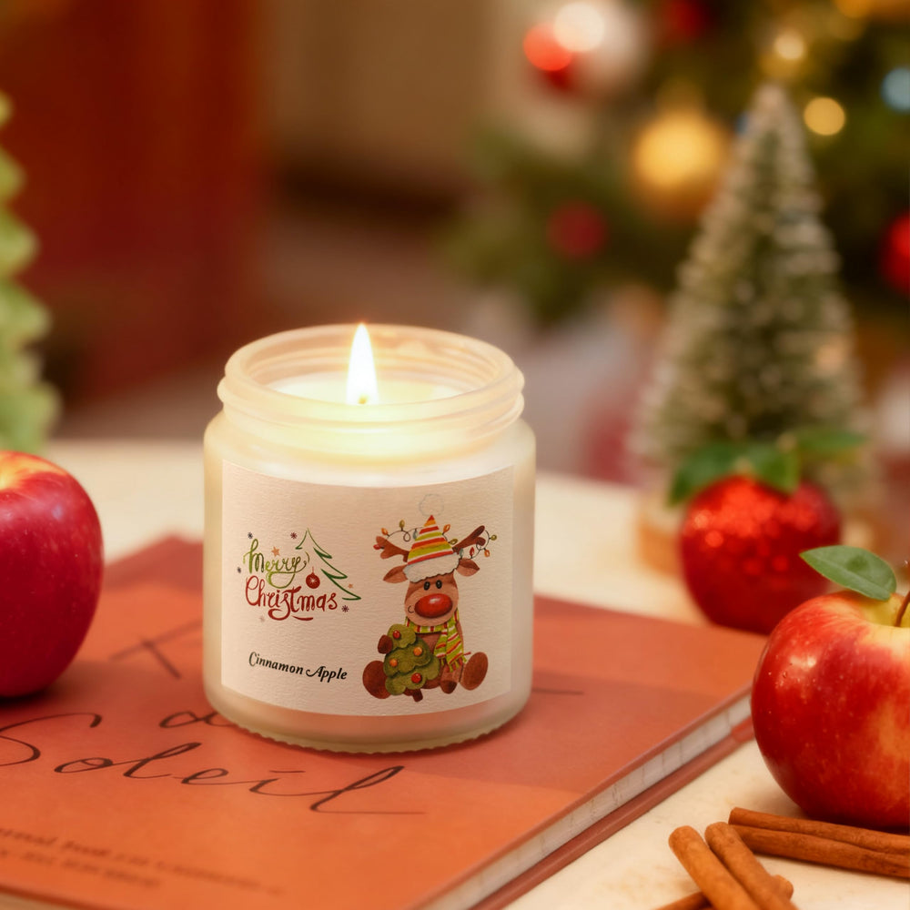 FKJOL Holiday Fire candle evokes crackling, cozy holiday vibes.