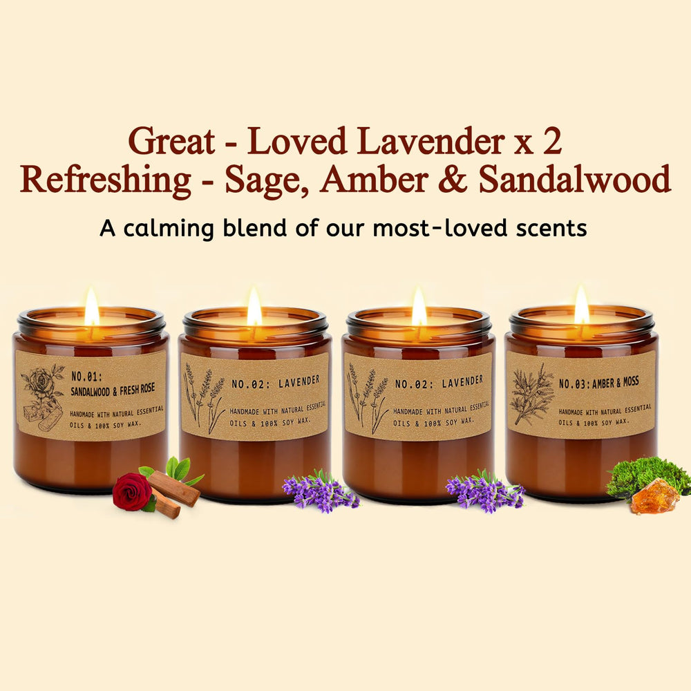 FKJOL organic soy wax candle burns cleanly with a steady flame.