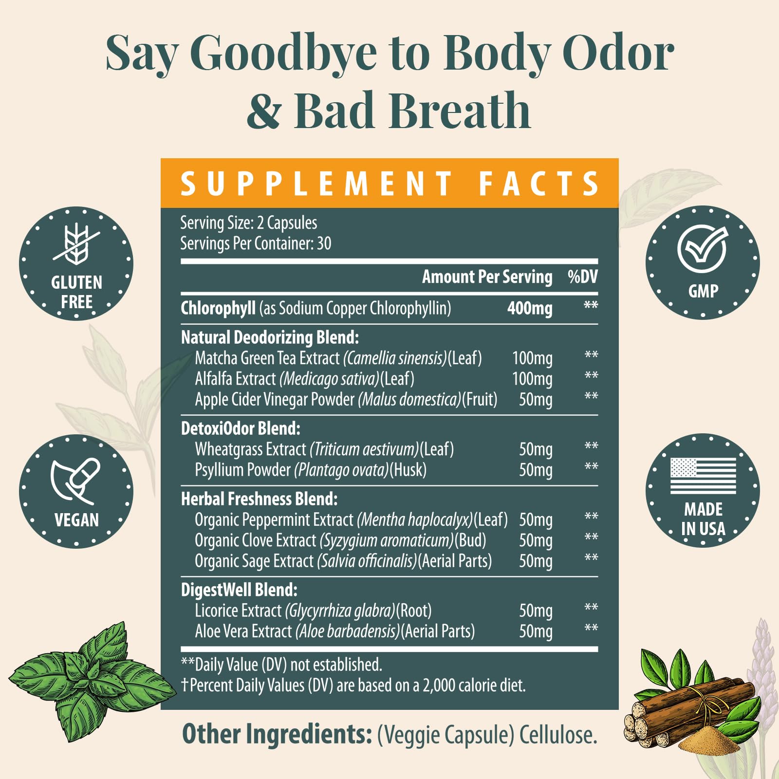 Fresh breath moment after meals with Flarovexarith gut-friendly blend.