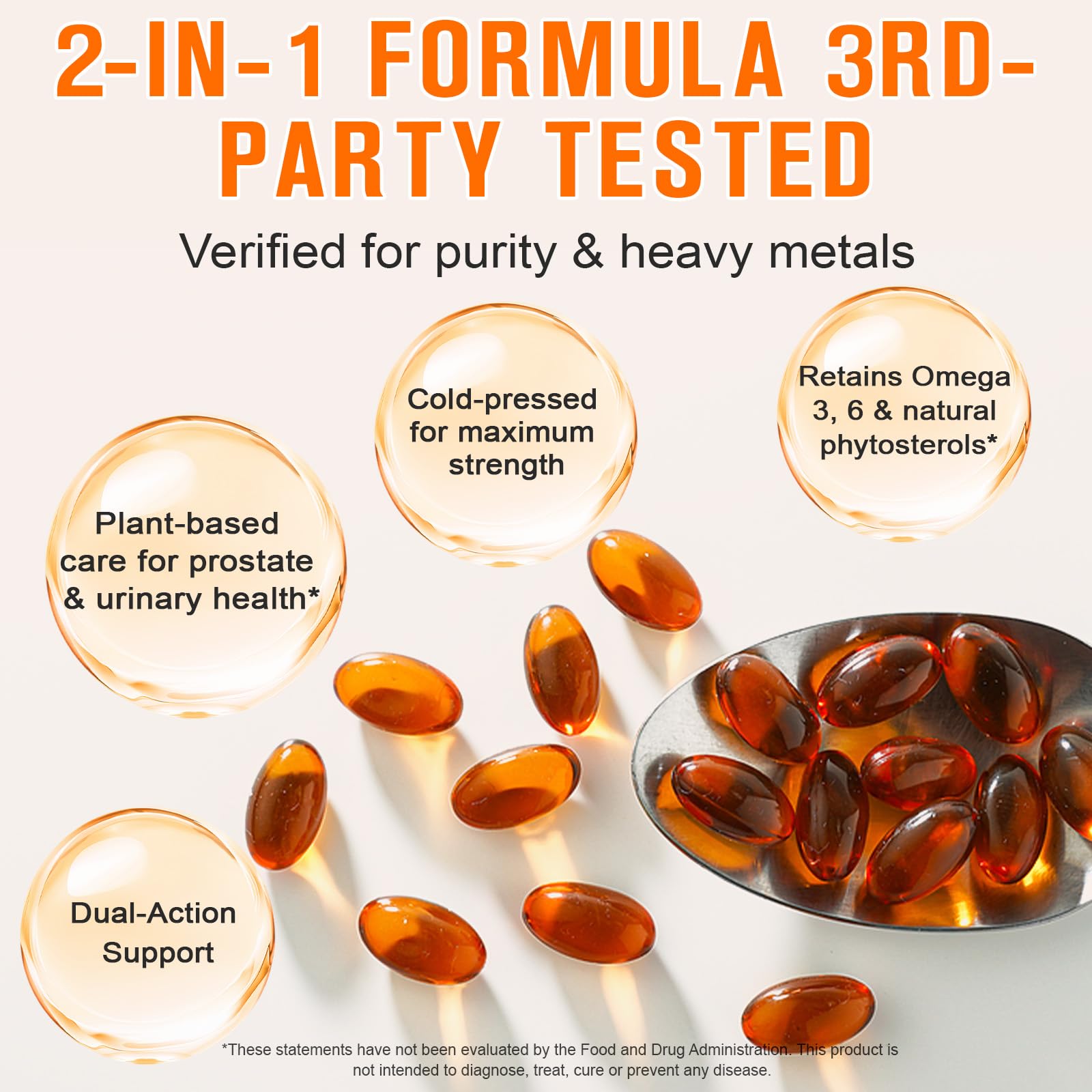 Flasture easy-swallow softgels—daily routine convenience.