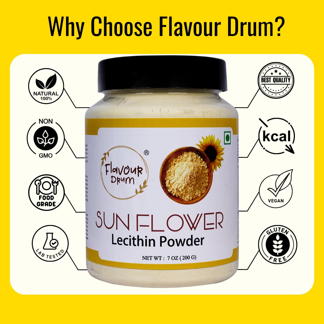 Dissolving Flavour Drum lecithin powder demonstrates quick blending in hot or cold liquids