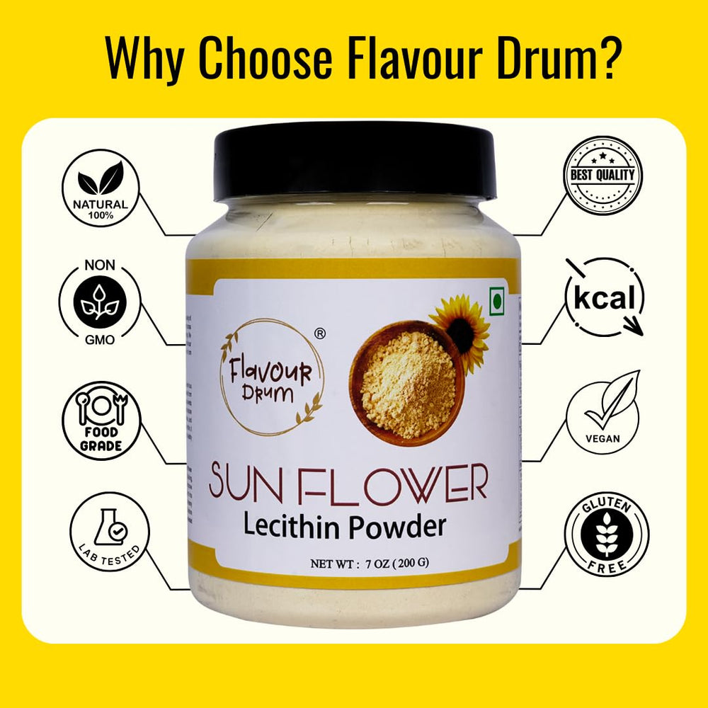 Dissolving Flavour Drum lecithin powder demonstrates quick blending in hot or cold liquids