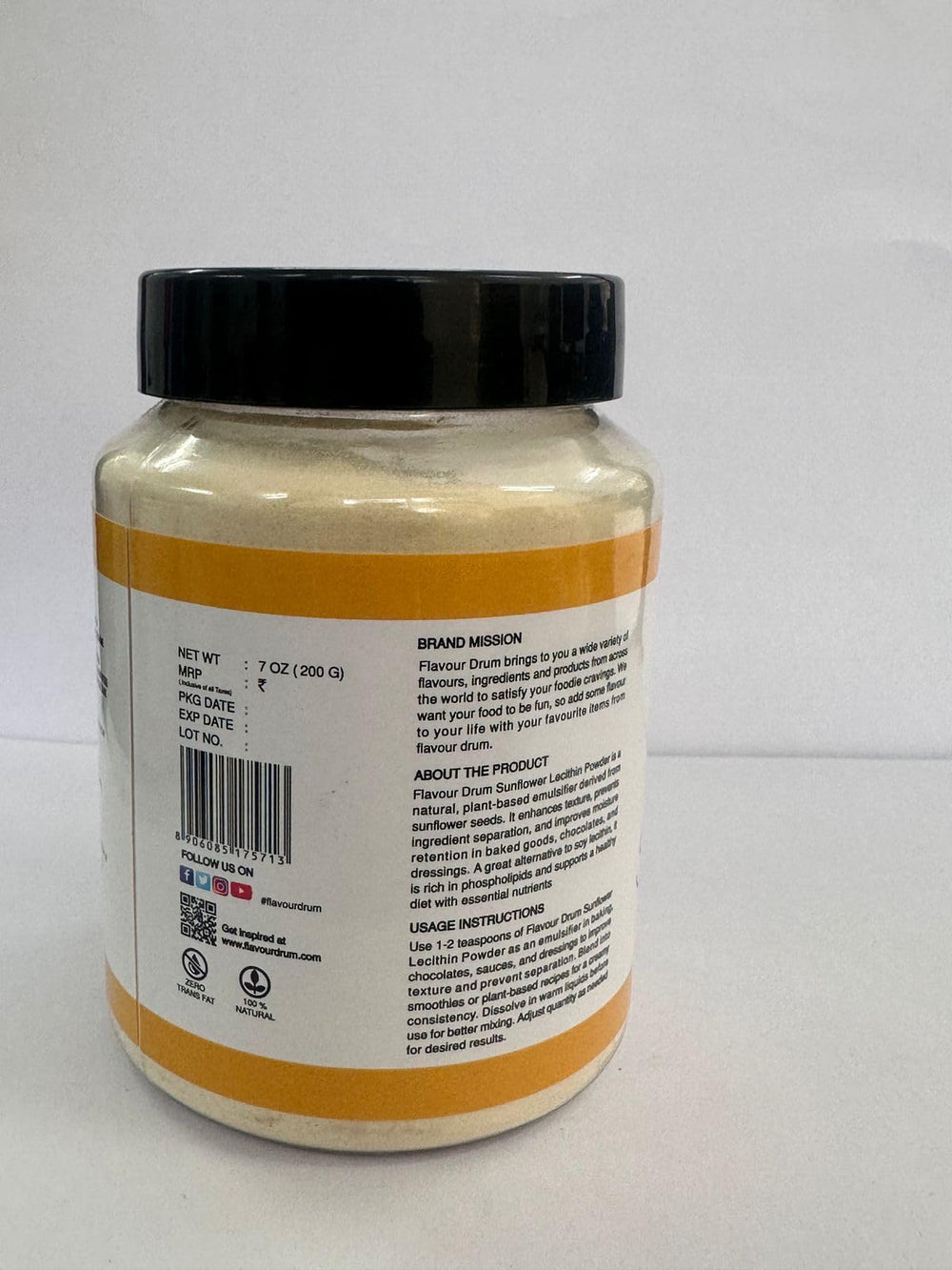 Soy-free Flavour Drum lecithin powder appeals to allergy-conscious cooks