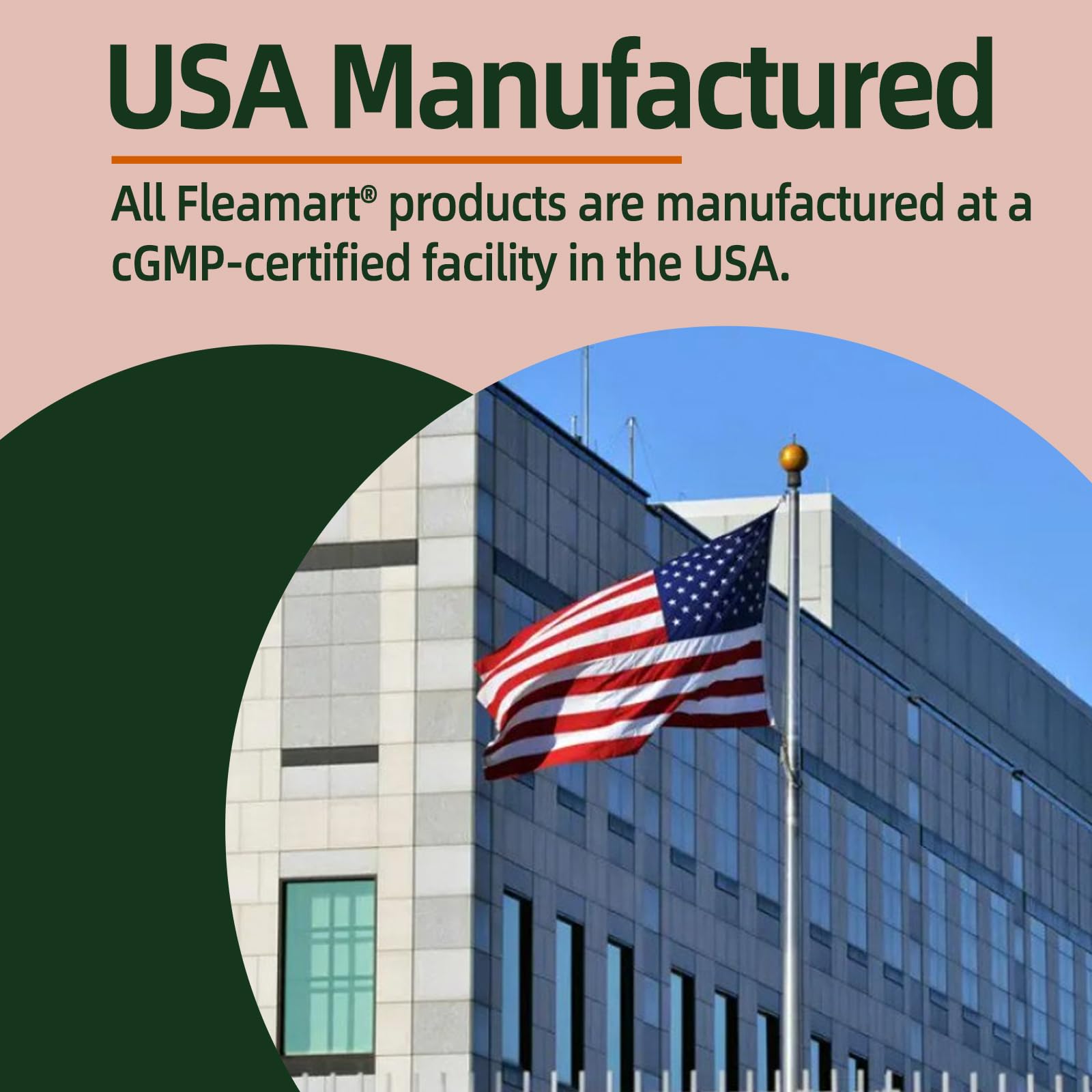 Nutrition panel on the Fleamart label showcases vitamins and minerals