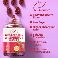 Fleamart gummies ingredients panel highlighting vegan, non-GMO formula