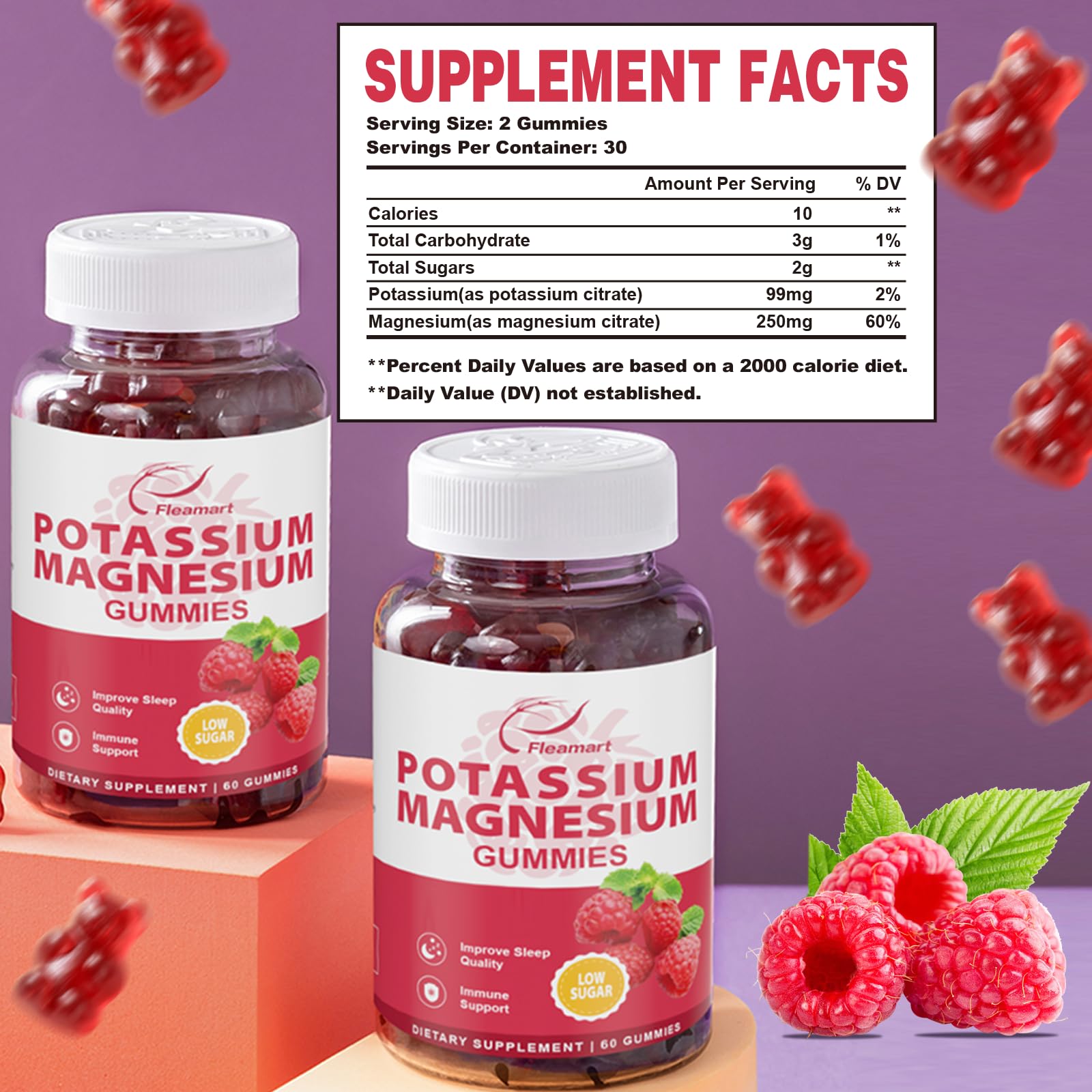 Fleamart gummies in morning routine context supporting calm and focus