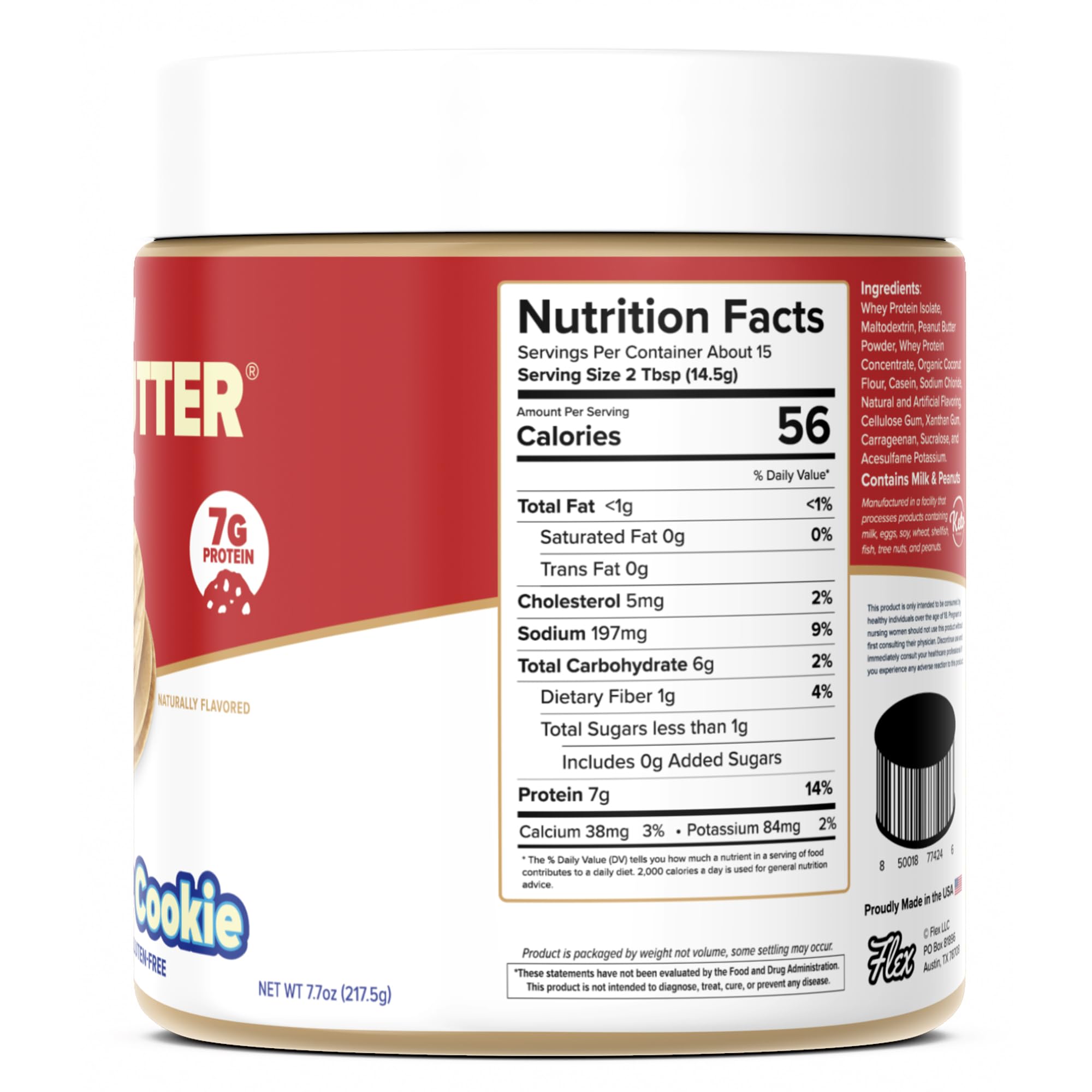 Flexible Dieting Whey Cookie Butter Powder spread on toast for a quick, flavorful snack.