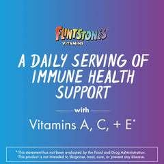 Flintstones Complete Multivitamin Gummies nutrition label highlights 11 key nutrients for growing kids.