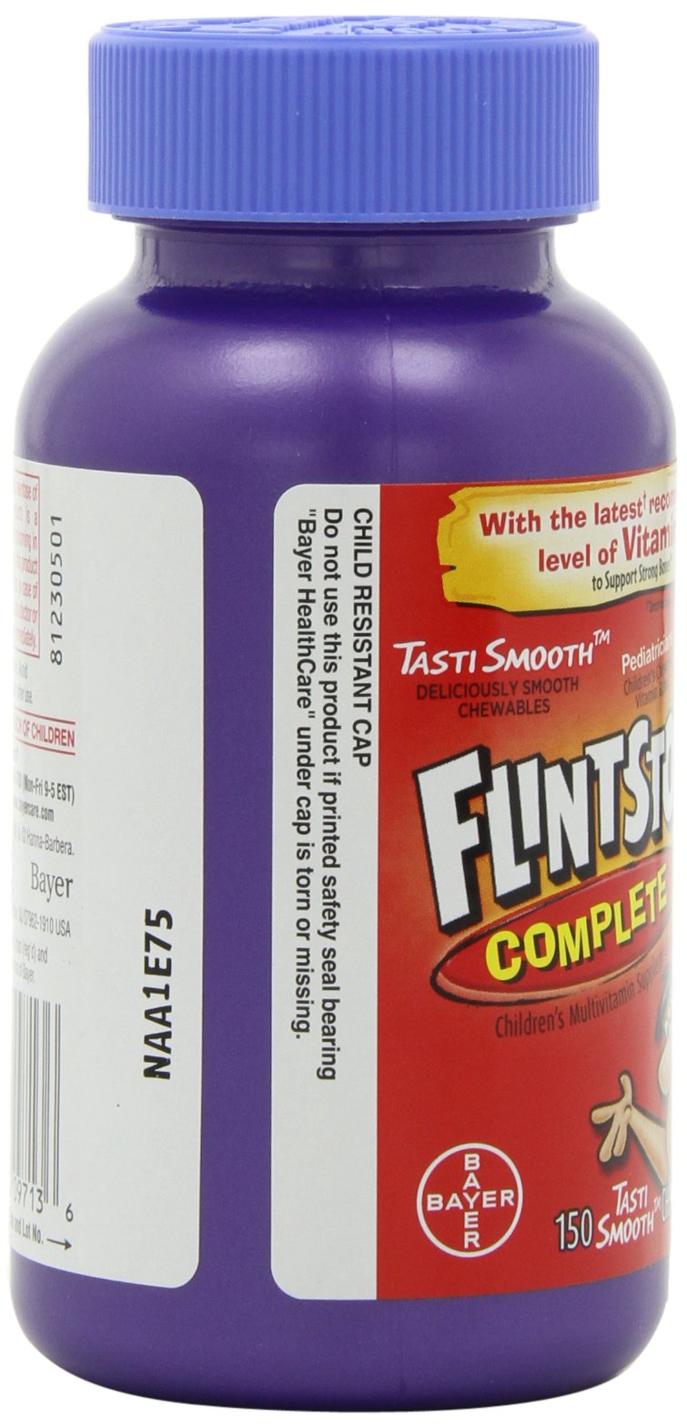 Flintstones vitamins bottle with kids demonstrates convenient on-the-go supplementation