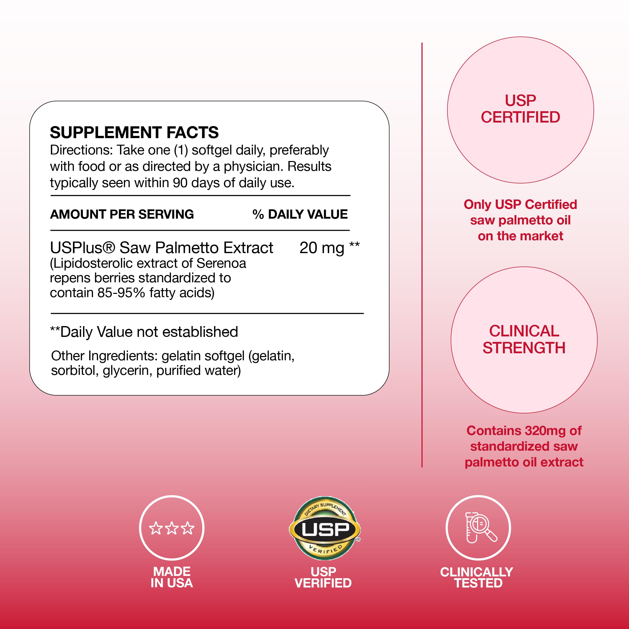 Flomentum Saw Palmetto berry oil extract visual highlighting natural, wild-harvested ingredients.