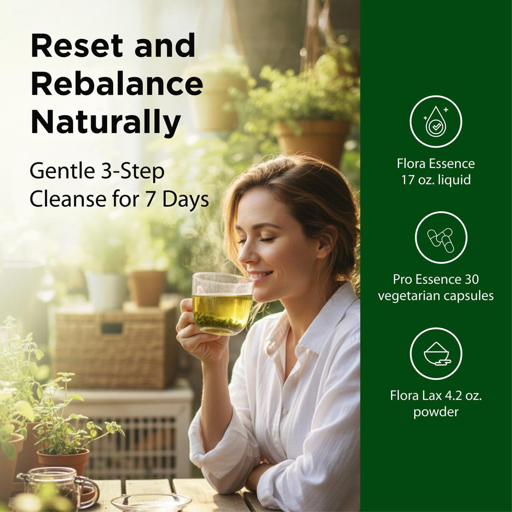 7-day program guide inside helps plan your detox.