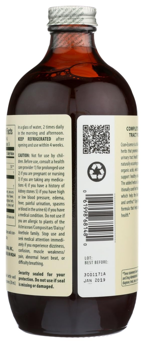 Flora Cran-Essence ready-to-sip glass showing an easy herbal addition to your routine