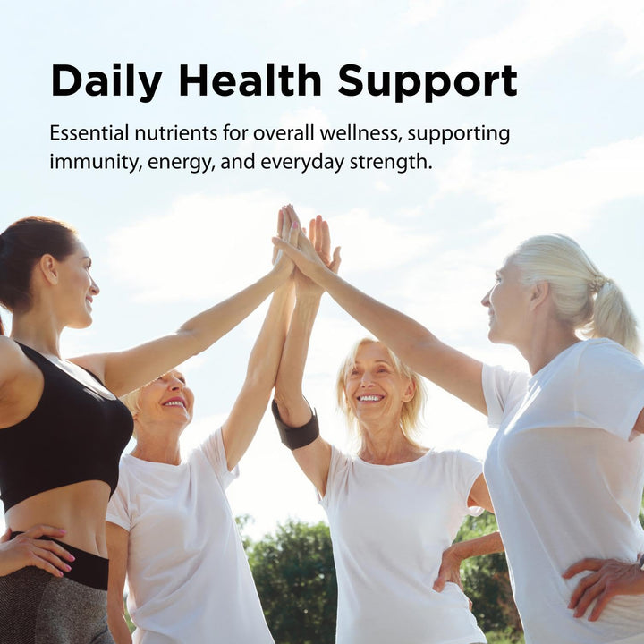 Flora Daily Multi Essentials+ daily routine image promotes consistent supplementation