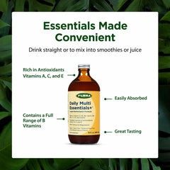 Flora Daily Multi Essentials+ fruit juice base showcases tasty, easy-to-swallow liquid multivitamin