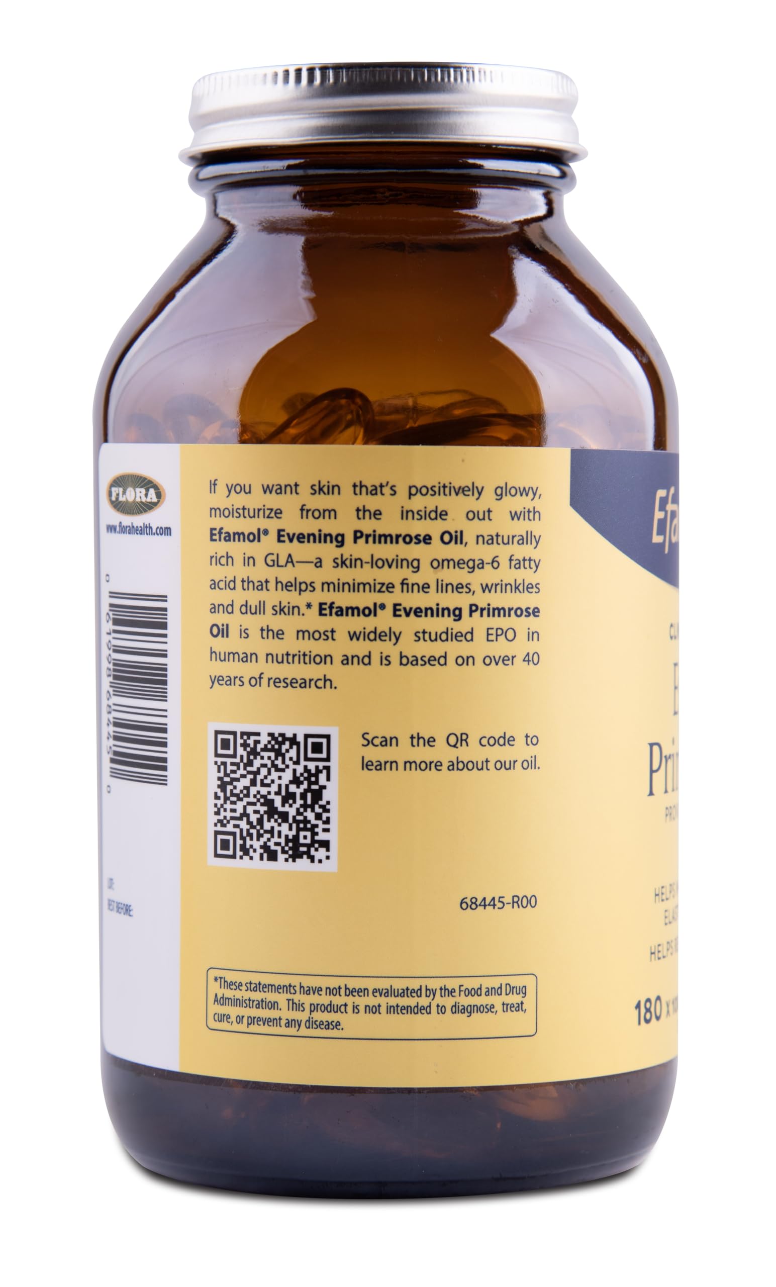 Softgel capsules being dispensed for easy daily use