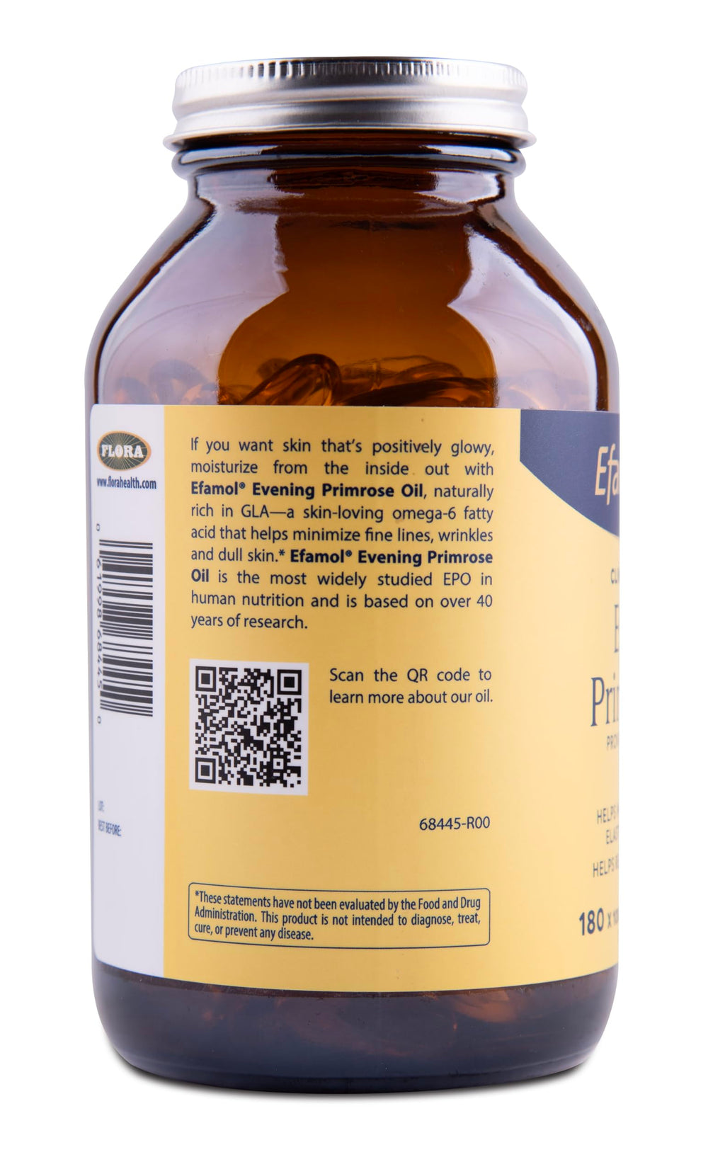 Softgel capsules being dispensed for easy daily use