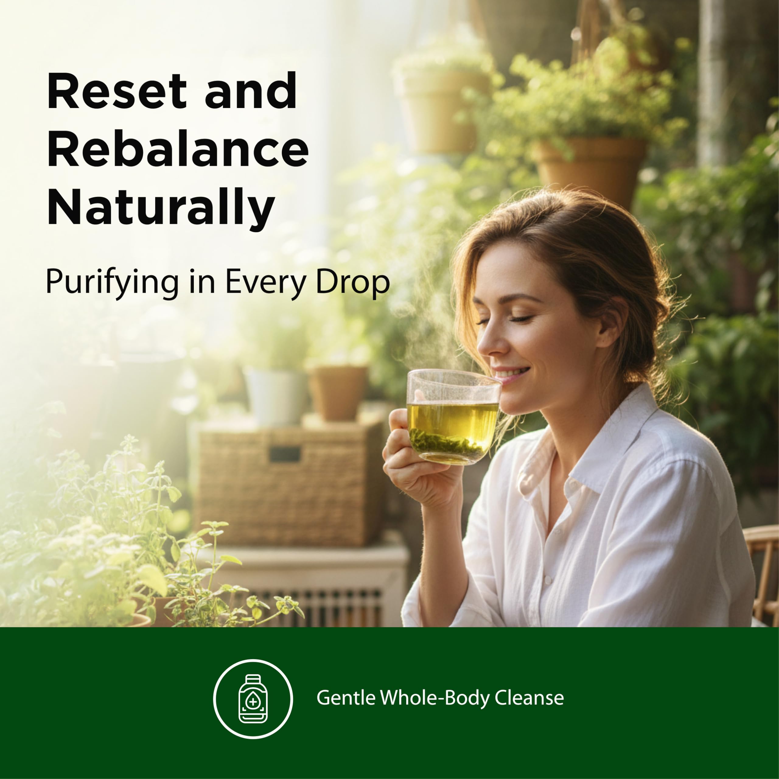 Slippery elm leaves featured in Flora Flor Essence for a balanced herbal routine.