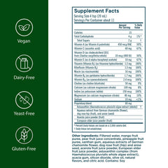 Flora Kids Multi Essentials Plus pours into a spoon for easy dosing