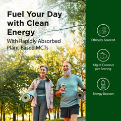 Flora MCT Oil pours into coffee for steady energy