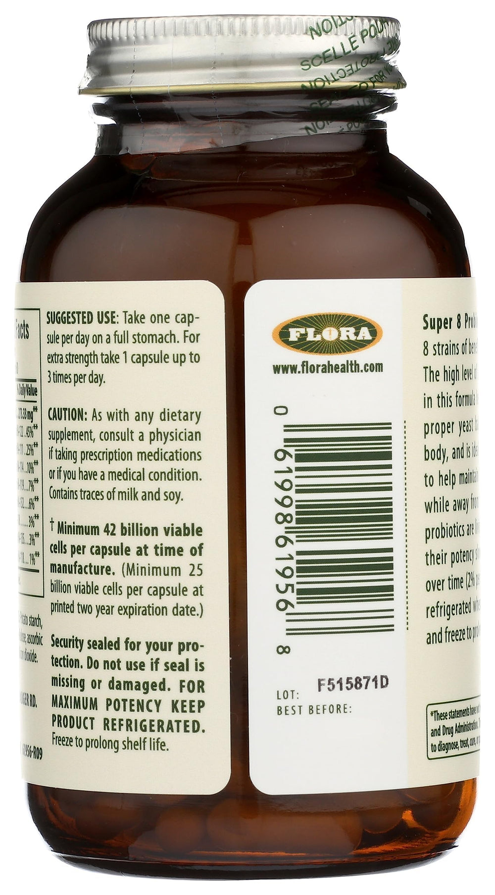 Flora Super 8 digestive benefits visual indicating daily routine support