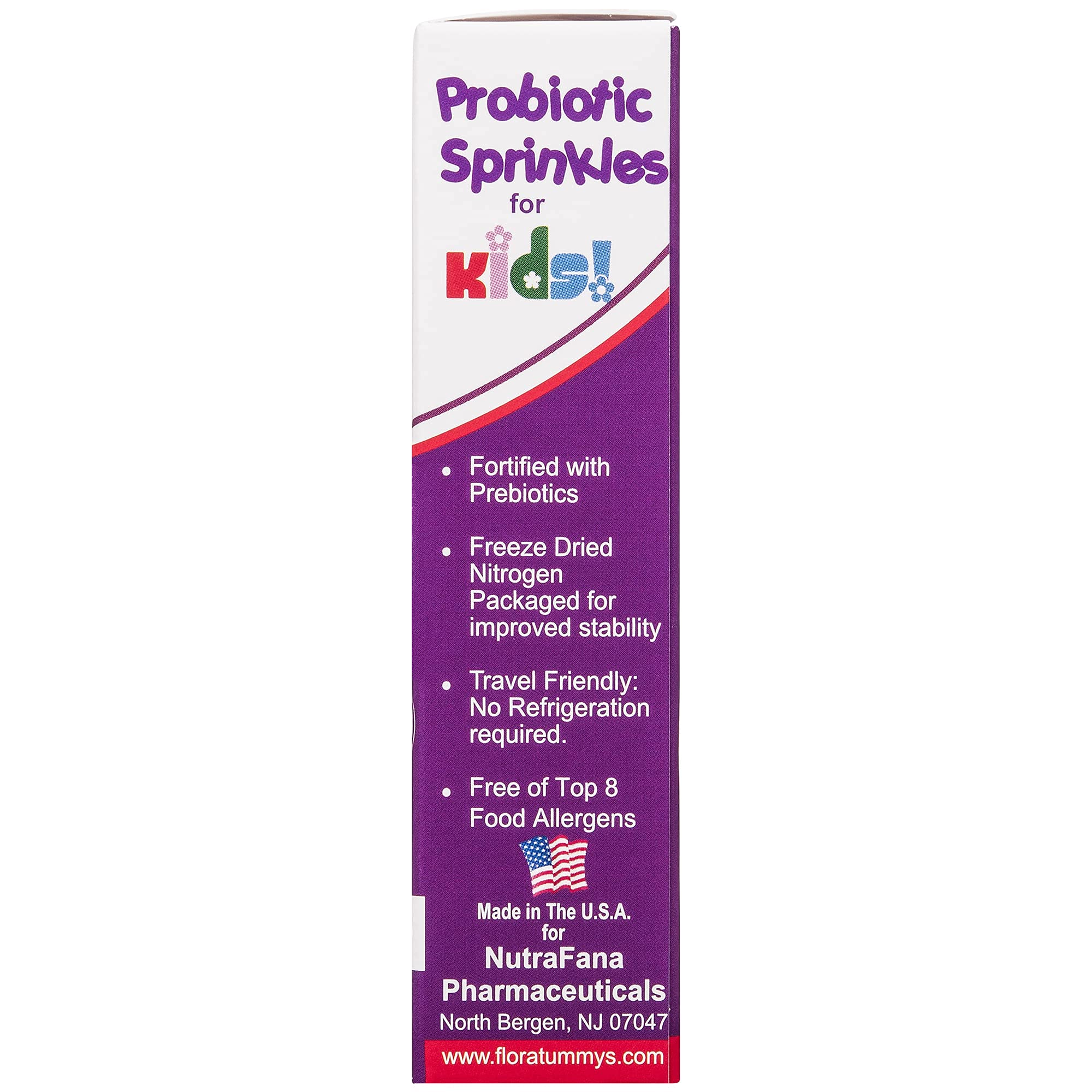 FloraTummys travel-size packaging highlights convenient on-the-go supplementation.