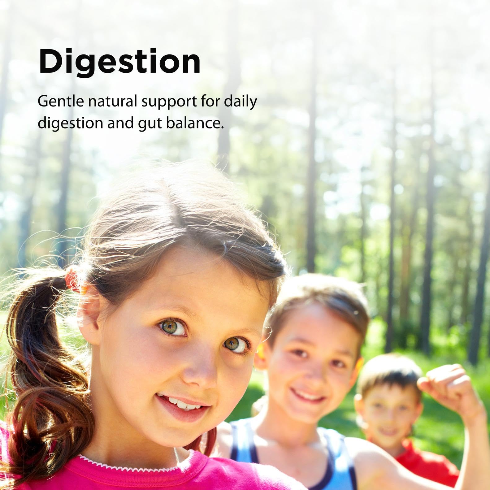 Dosing guide for Flora Udo's Choice Children's Probiotic for ages 5-15.