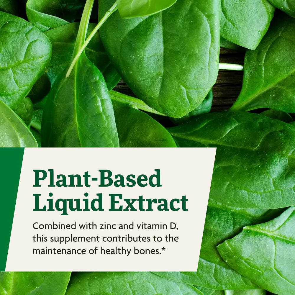 Floradix Calcium Magnesium nutrition panel shows D and zinc details.