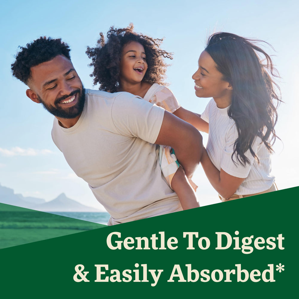 Herb blend close-up with Floradix signaling natural iron support for routine health