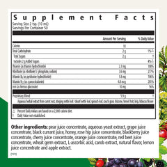 Floradix label packaging highlighting German-made quality and purity