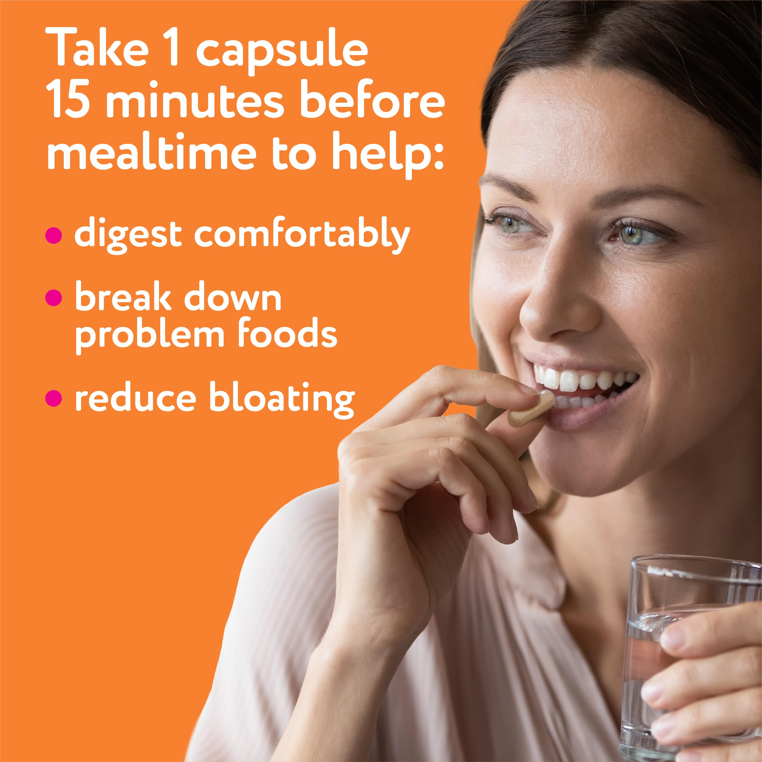 Close-up of Florajen capsules highlighting digestion support.