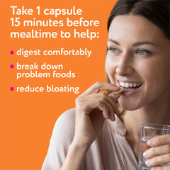 Close-up of Florajen capsules highlighting digestion support.