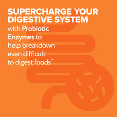 Florajen probiotics icon representing gut balance with the formula.