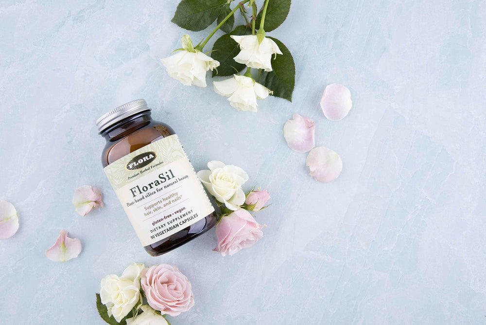 FloraSil box showing absence of artificial additives for a cleaner supplement