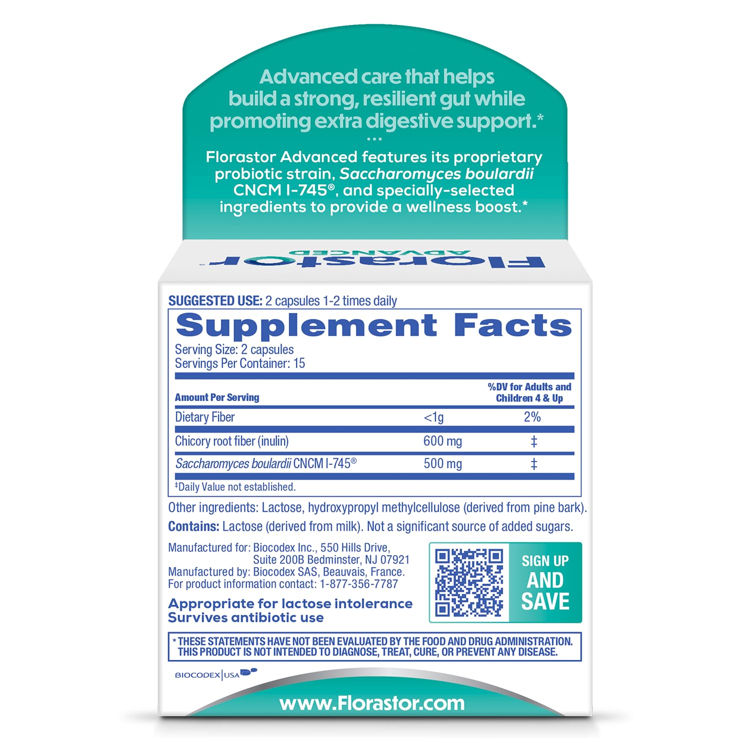 Close-up of Florastor Select Pro+ capsules highlighting probiotic power and resilience