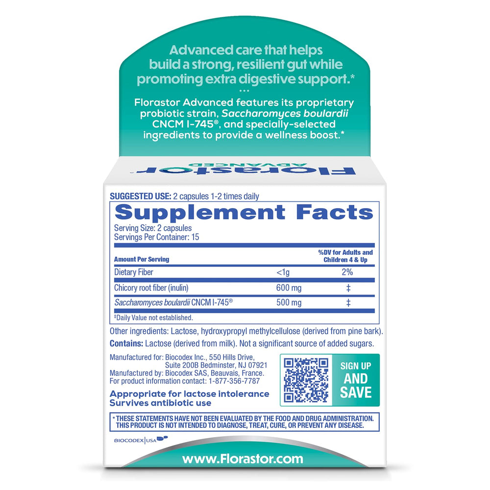 Close-up of Florastor Select Pro+ capsules highlighting probiotic power and resilience