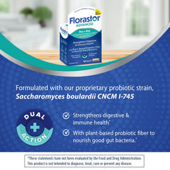 Chicory root prebiotic detail in Florastor Select Pro+ supports gut flora
