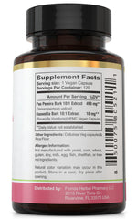 Florida Herbal Pharmacy Pao Pereira Rauwolfia capsules on shelf ready for daily routine