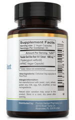 Close-up of Florida Herbal Pharmacy label with 10:1 concentrate