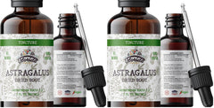 Florida Herbs Astragalus tincture bottle front showing organic extract and non-GMO formula.