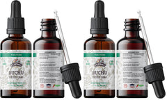 Florida Herbs Buchu Tincture bottle on countertop, ideal for daily organic supplement