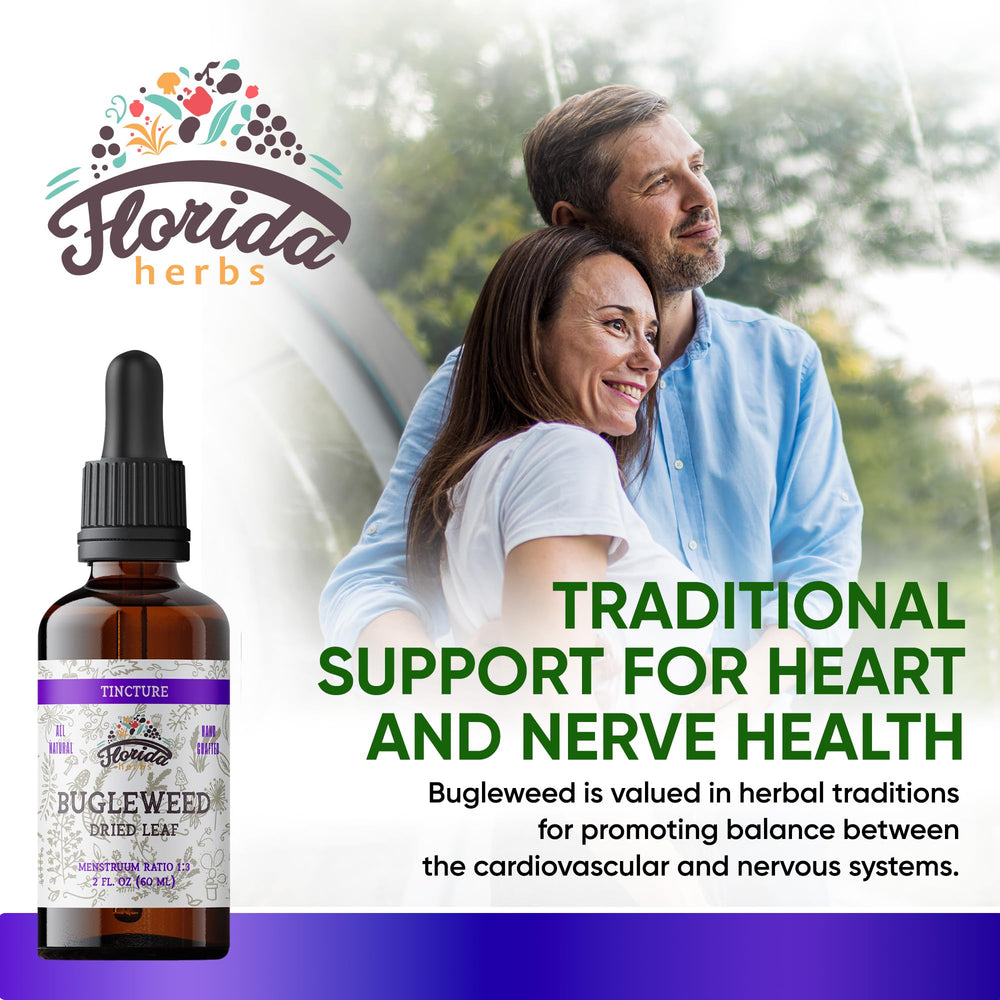 Florida Herbs Bugleweed Tincture dropper for easy dosing on the go.