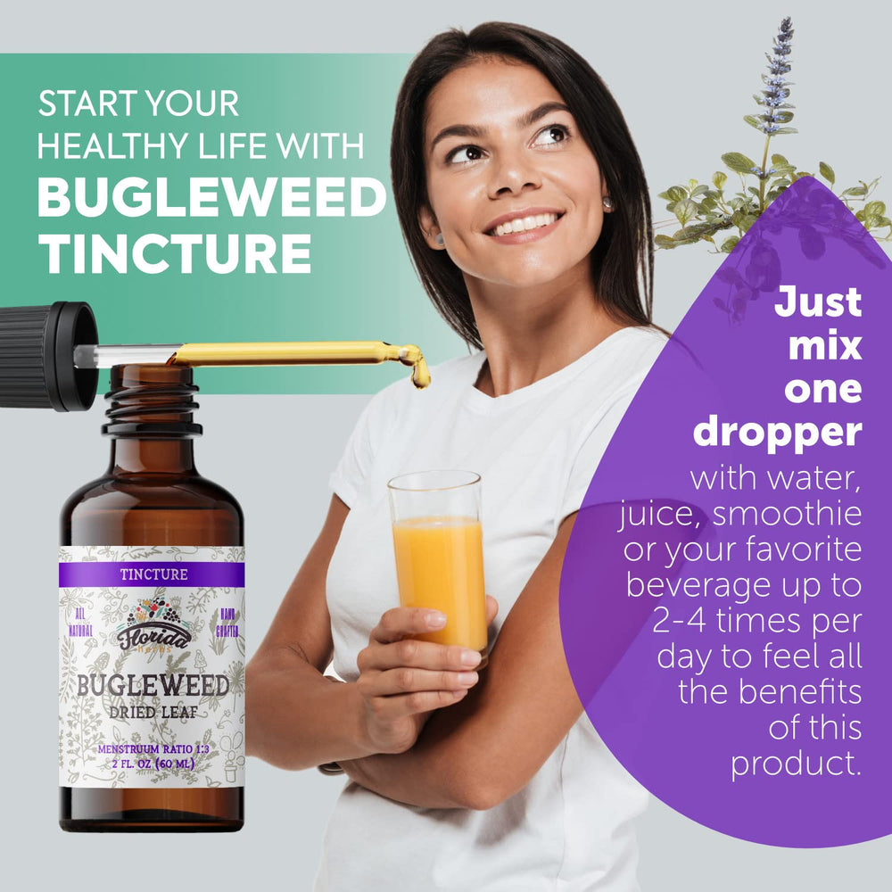 Florida Herbs Bugleweed Tincture packaging box demonstrates two-bottle value.