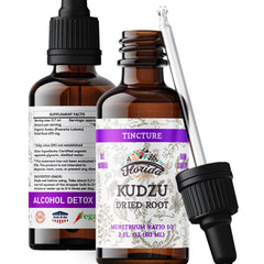 Florida Herbs Kudzu Extract bottle with organic, kosher-certified kudzu for daily wellness.